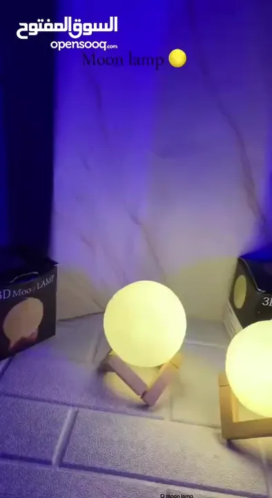 مصباح القمر ثلاثي الأبعاد 3D Moon Lamp