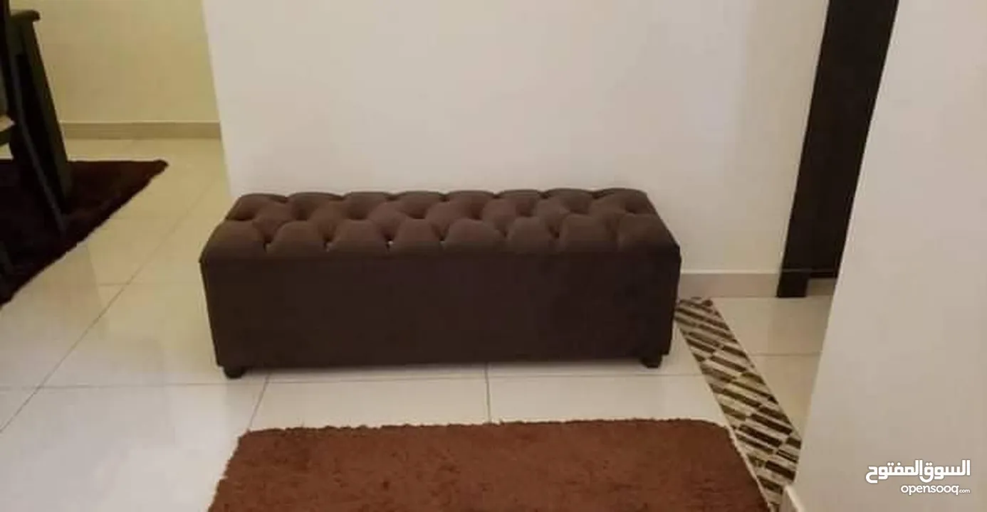 بفة صندوق تخزين بفتح وبتسكر خشب تايلاندي ثقيل فقط