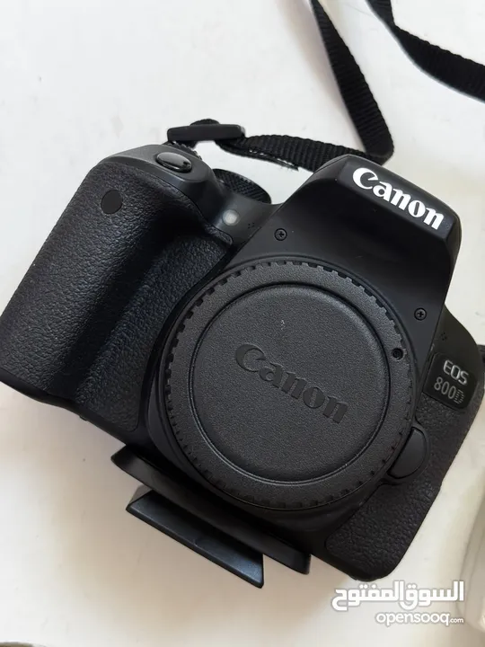 Photographer Camera Canon 800D with lenses كاميرا فوتوغرافية كانون مع العدسات