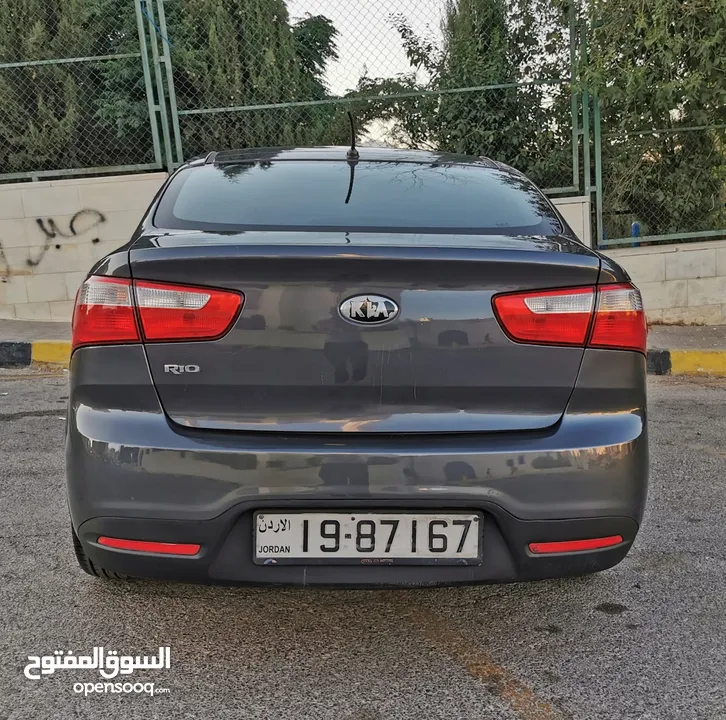 كيا ريو بحالة الوكالة فحص كامل مرفق مع الصور