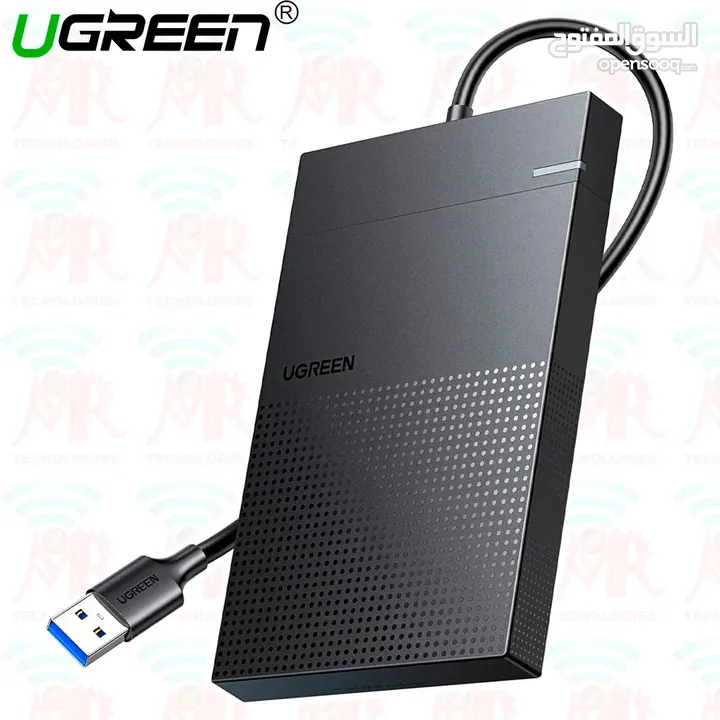 علب أقراص UGREEN الخارجية 2.5 و3.5 إنش – لتخزين وتنظيم البيانات  SATA Hard Drive Enclosure