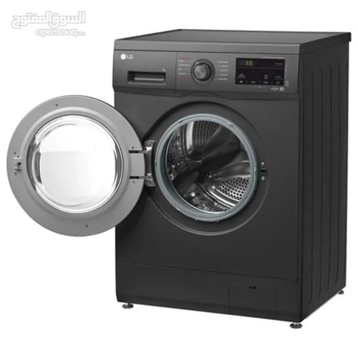 LG 7KG FRONT LOAD WASHING MACHINE DARK SILVER - F2J3HYL6J