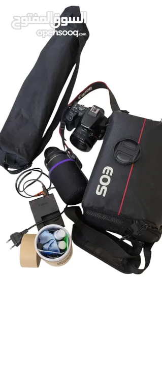 كاميرا كانون camera canon 250d مابتفرق عن الجديد ابدا الا انها مطلعة من كرتونتها