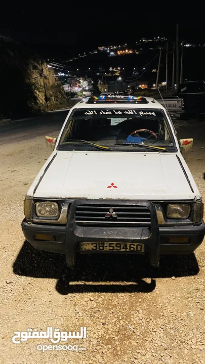 مستبيشي 1998 L200 لون ابيض للبيع اقساط دفعه 1000بحاجت ترخيص منتهي 6اشهر للستفسار