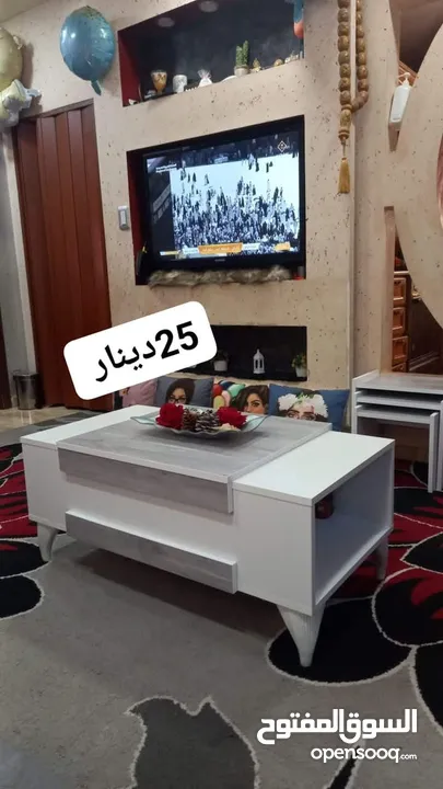 طاولات وسط مع 3 سيرفيس