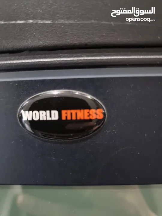 جهاز مشي كهربائي world fitness شبه جديد للبيع