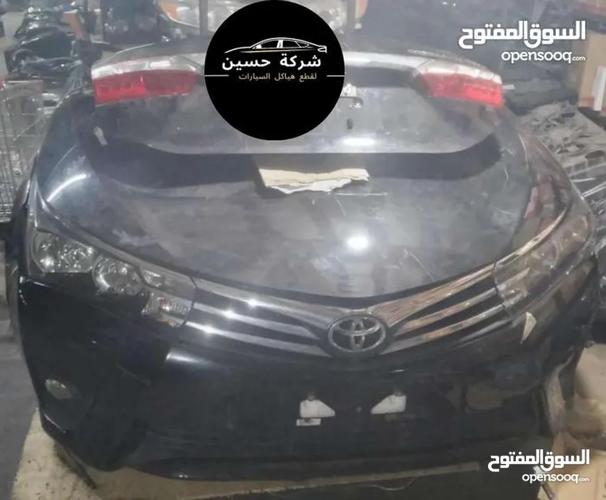 يتوفر جميع قطع بودي تويوتا كورولا 2000 - 2024  مستعمل / جديد