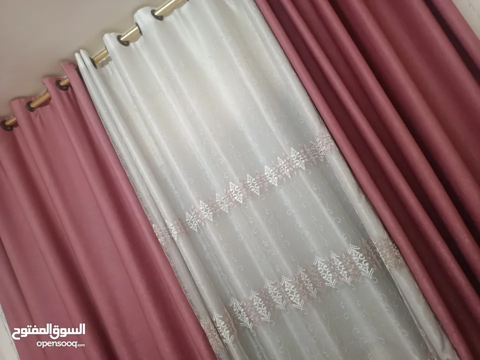 غرفة نوم كاملة تفصيل ، استعمال بسيط 4 شهور، شامل برادي ، سجادة،