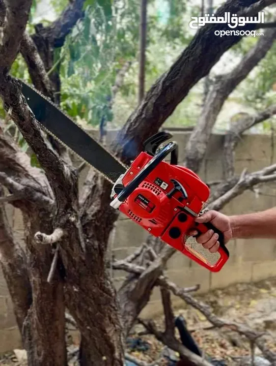 منشار حطب يعمل على البنزين منشار بنزين 20 انش خصوصي لليابس والاخضر قدرة 3800 واط