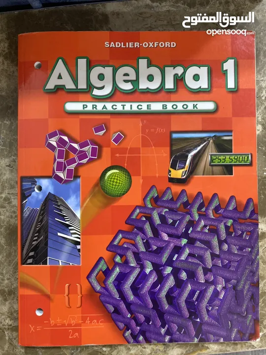 كتاب math algebra 1 جديد للبيع وكتاب algebra practice book