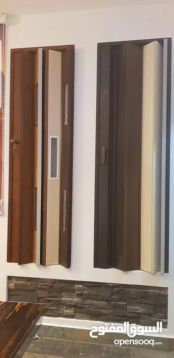ابواب اوكورديون جديد وعرض خاص  من مطابخ فجر الامل للامنيوم