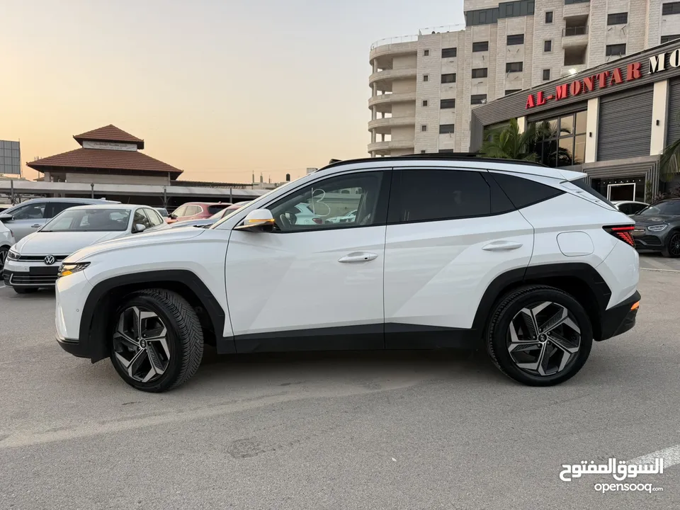 هونداي توسان ترخيص 2022 محرك 1600 هايبرد plug in/يقطع على الشحنه 65 كيلو متر 271 حصان