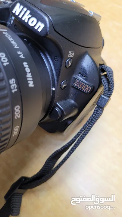 كاميرا نيكون D3100 مع 3 عدسات