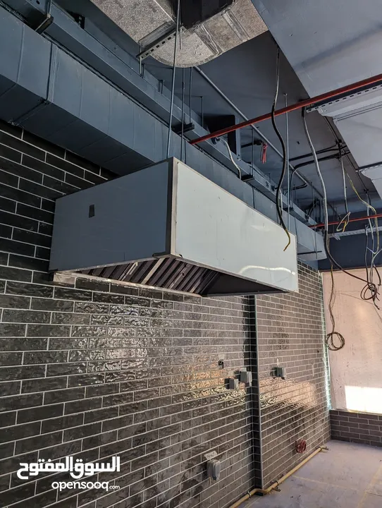 kitchen exhaust hood for restaurant