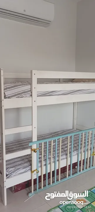 ikea bunk bed with one mattres