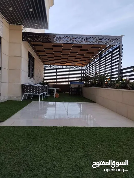 تفصيل تركيب مضلات برجولا شرعات معرشات سدد مضلات شراعيه  دربزينات اسوار ساندوتش بنل  لقسان  شوادر