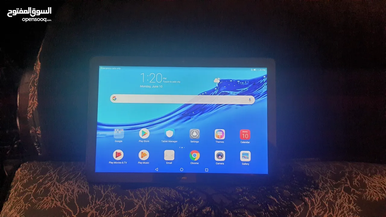 تابلت هواوي بخط   huawei T5 بحالة ممتازة 32 تخزين و 3 رام