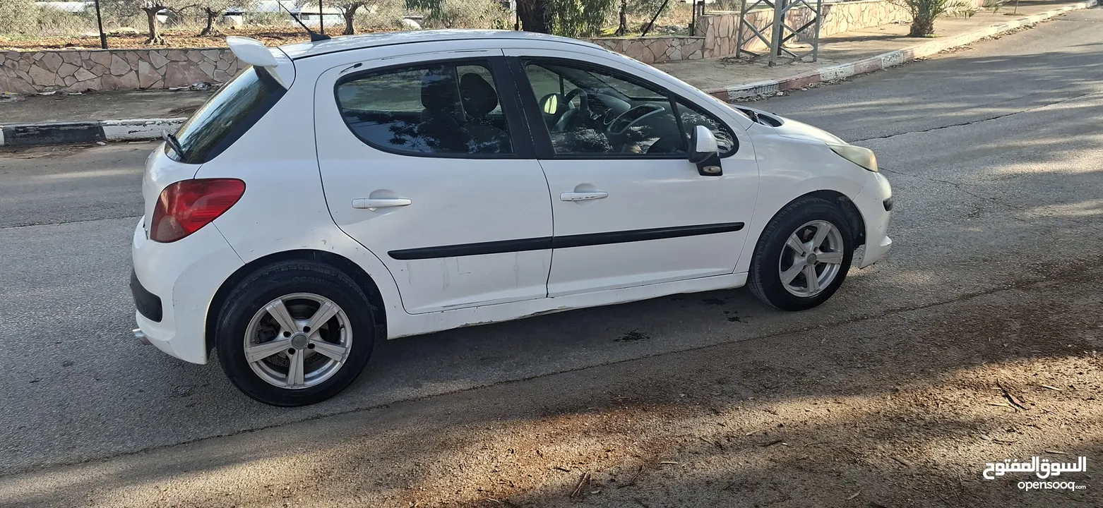 بيجو 207موديل 2009_اتومتيك _ماتور 1600-بنزين اصل برايفت _فحص الف صلاة النبي نظيفة من الاخر