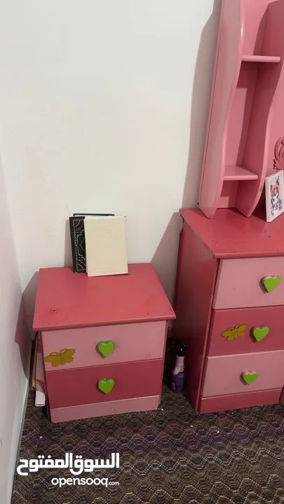 غرفة نوم بنات فله سعودي مستعمله للبيع