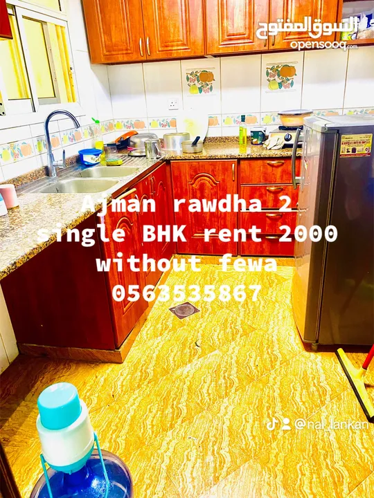 1 BHK furnished Apartment for rent -Al Rawdha Ajman