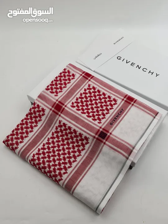 شماغ احمر وابيض جفنشي وكارتير ومونت بلانك جميع الماركات هاي كوالتي مع الملحقات احدث البصمات 2025