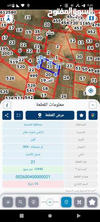 ارض للبيع للاستثمار قريبه من التنظيم