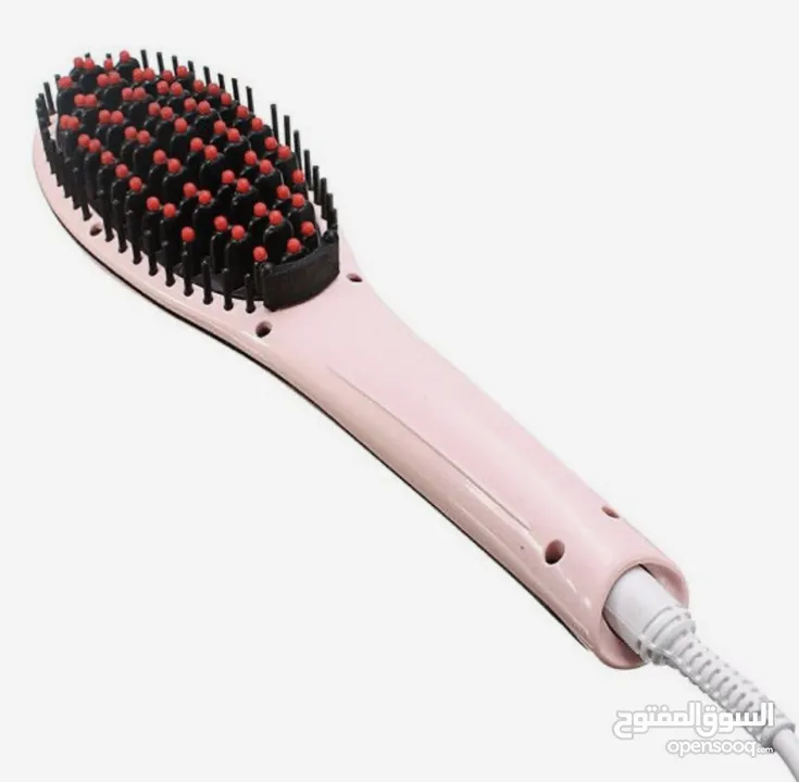 ‎فرشاة فرد الشعر و ‎مكواة فرد الشعر Hair Brush Straightener and Hair Straightener
