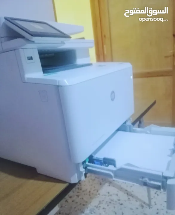 طابعة hp color laserjet pro m477fnw ملونه