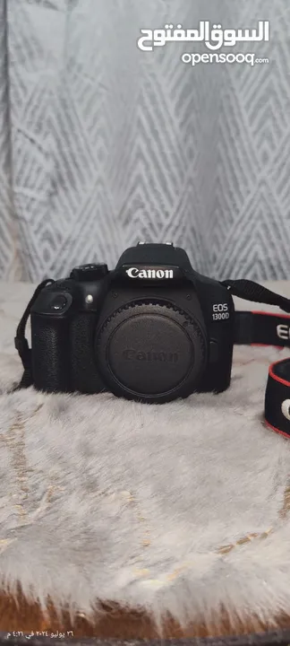 للبيع كاميرة Canon EOS 1300D شبه جديدة