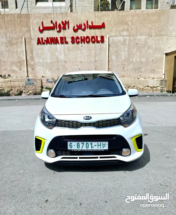 كيا مورنينج 2020 GT line  إضافات مميزة دهان الشركة