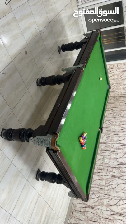 طاولة بلياردو خشب 9 قدم