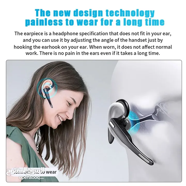 بلوتوث ايربود مع راحة للاذن اليمين أو اليسار YIBOYI 525 BLUETOOTH ONE EARBUD