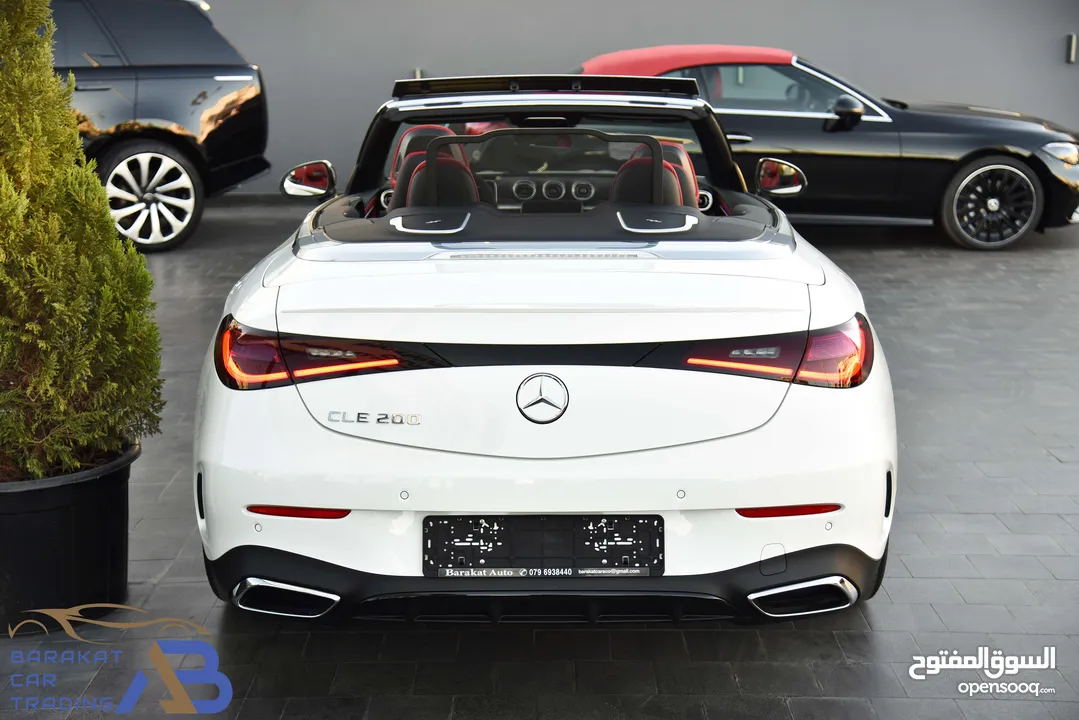 مرسيدس سي ال اي كشف نايت بكج مايلد هايبرد 2024 Mercedes CLE200 Convertible AMG Kit Night Package