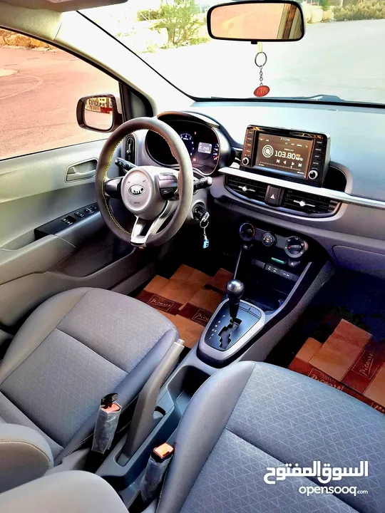 كيا بكانتو 2020 عداد قليل 39 دهان الشركه بل كامل