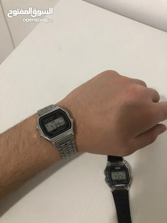 ساعة كاسيو بسعر رخيص واستعمال خفيف جدا للبيع بجودة جيدة جدا