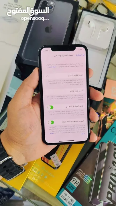 عرض خااص : iPhone 11 pro 512gb بالذاكرة العملاقة الهاتف نظيف جدا بحالة الوكالة بدون اي مشاكل أو شموخ