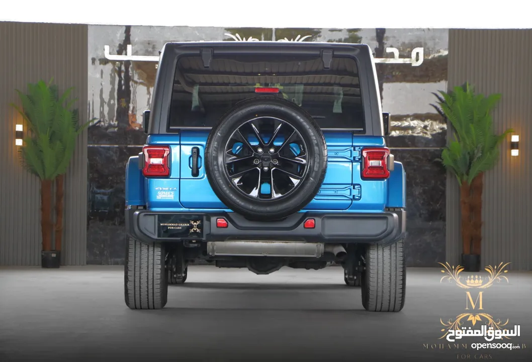 JEEP WRANGLER SAHARA 2021 UNLIMITED HYBRID PLUGIN 4XE جيب رانجلر صحارى