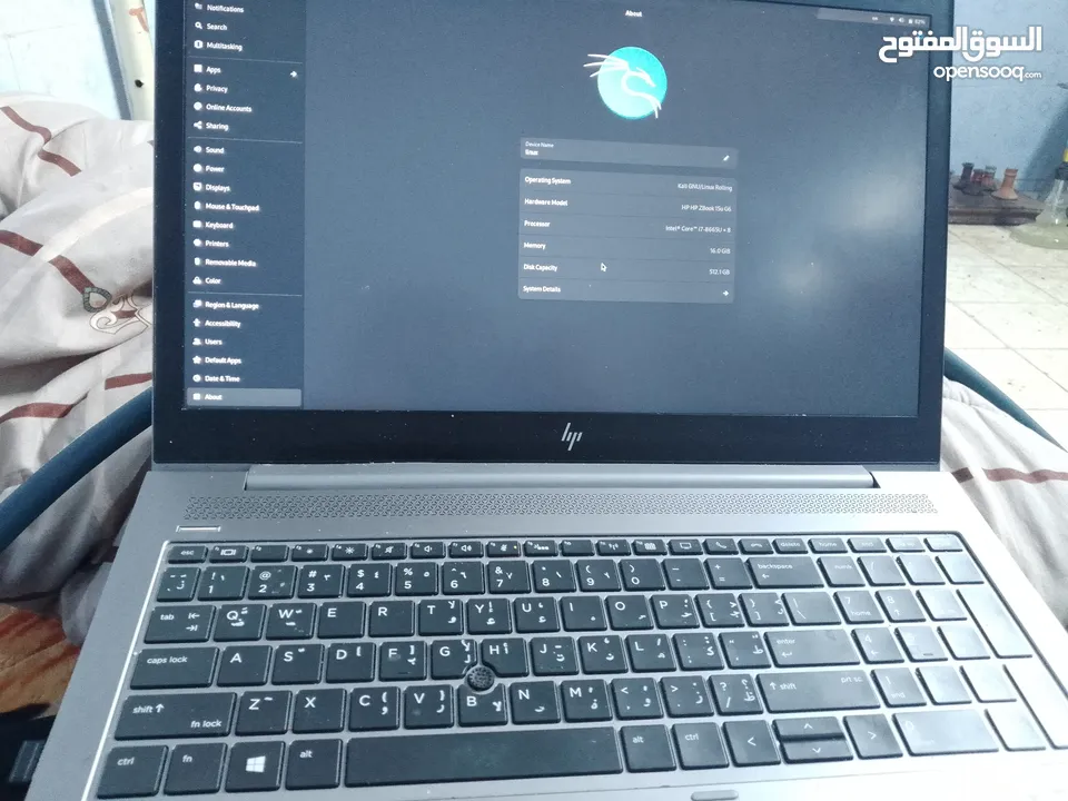 لابتوب  g6 hp zbook 15u