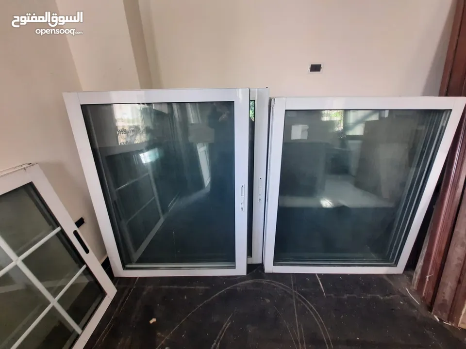 شبابيك دبل جلاس مقطع خاص  عدد 7 بحال الوكاله