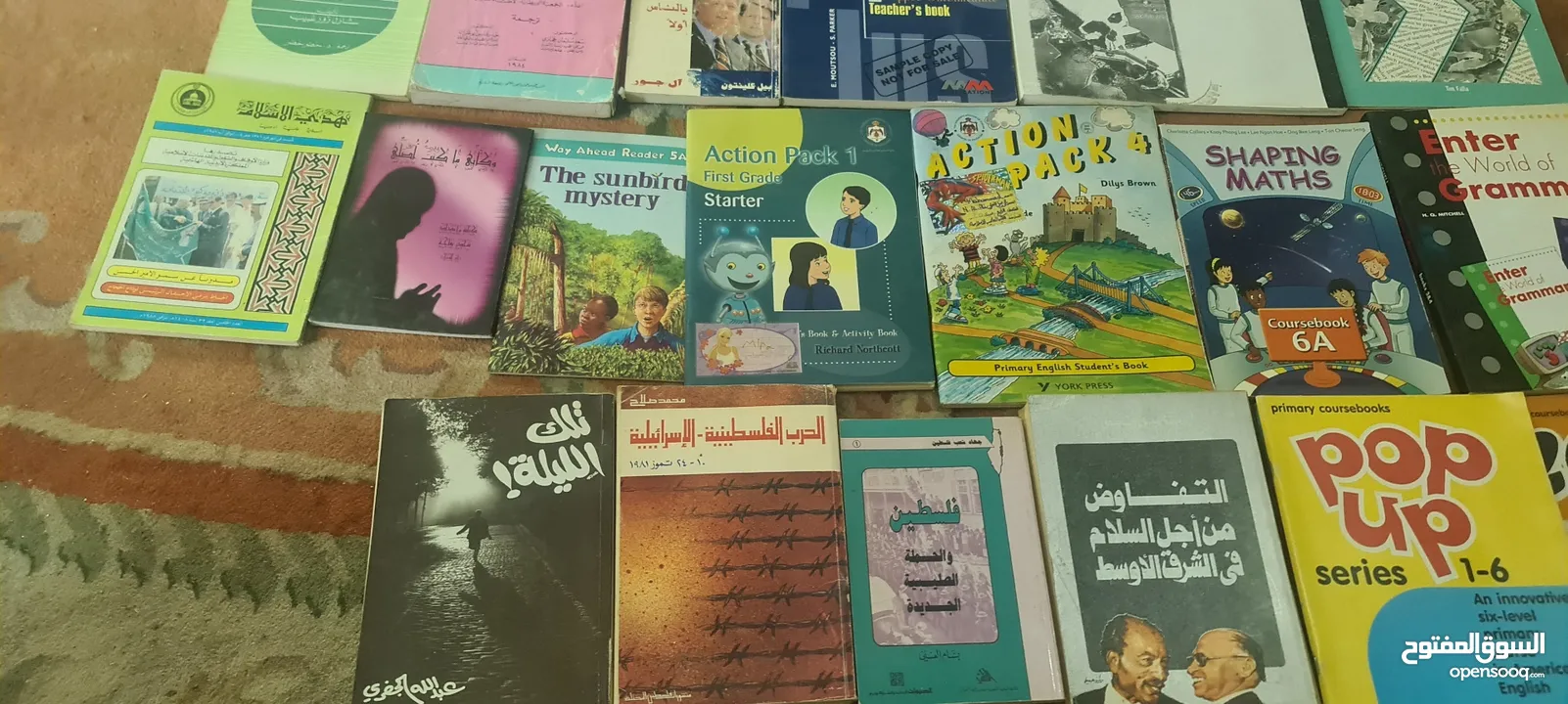 اكثر من مائة كتاب  ثقافي وتعليمي وسياسي