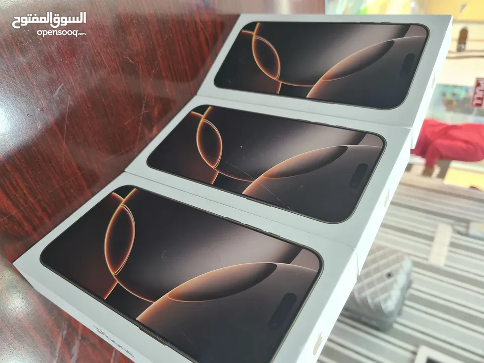 IPHONE 16 PRO MAX 256GB (desert titanium)  Best price in all over oman