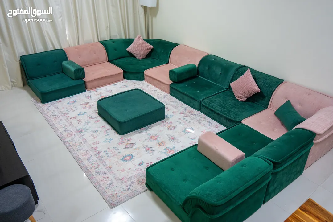 Mah Jong style Majlis Sofa