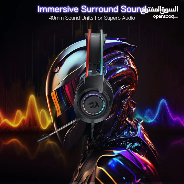 Redragon H231 SCREAM Wired Gaming Headset سماعات ريدراجون سكريم صوت ممتاز