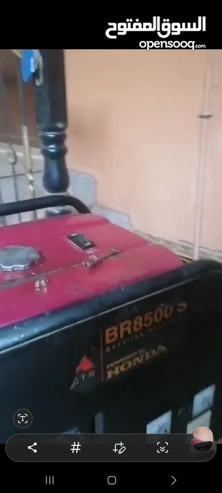 ‏BR 8500 مولد كهرباء بنزين 7.5 كيلو وات 9700 وات ماركة هوندا