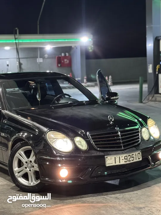 مرسيدس E200 2007 للبيع Mercedes E200  افانغارد 2007 E63 Amg kit Avantgard