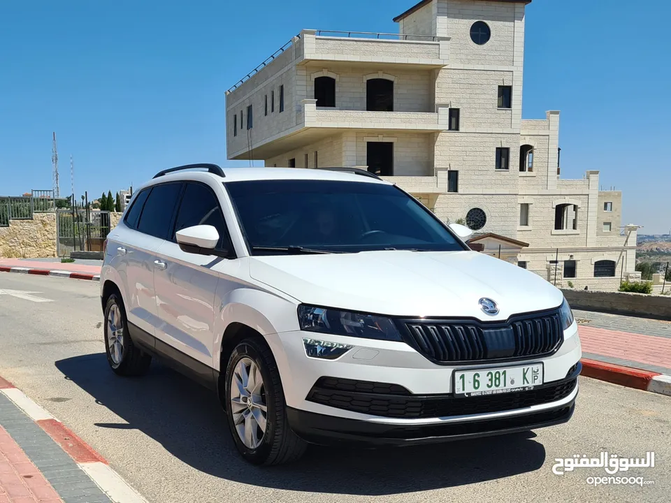جيب سكودا كاروك موديل 2021 محرك 2000 ديزل / دفع رباعي 4×4 / فحص نخب بسعر حرق 118000 شيكل