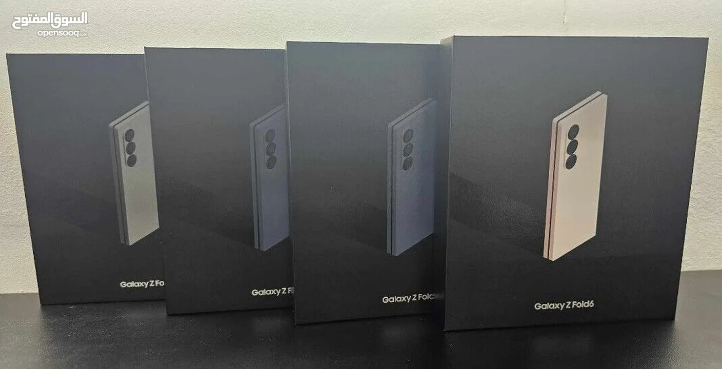SAMSUNG Z FOLD 6 (256GB/512GB)  جديد كفالة شرق اوسط