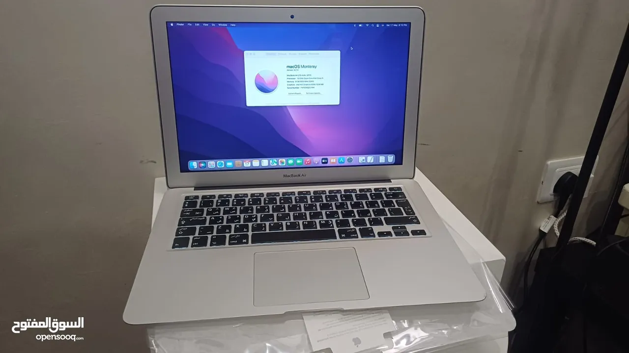 Mac book Air i5 13.3 2017 Model No A1466 جهاز ماك بوك