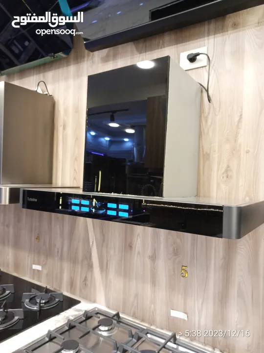 شفاط مطبخ تصميم أنيق وحصري نوع MS قوة شفط عالية إضاءة LED فلاتر سهلة الفك حرق سعر 99د فقط لفترة