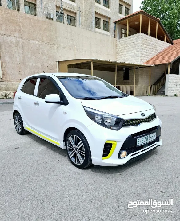 كيا بيكانتو 2020 GT line دهان الشركة فل أضافات